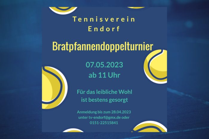 Die Küche bleibt kalt – Bratpfannen auf dem Tennisplatz Endorf