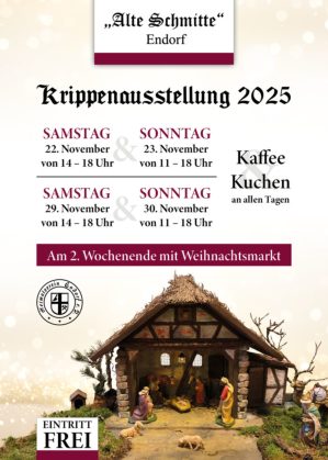 Krippenausstellung 2025 in der „Alten Schmitte“ Endorf